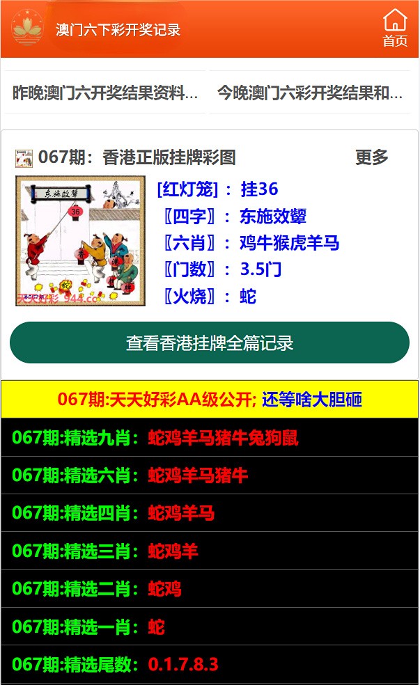 新澳门彩历史开奖记录走势图表